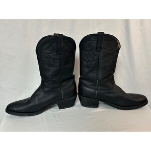 Durango TR760 Mens Black Leather Western Cowboy Boots Oil Resistant 12 EE
